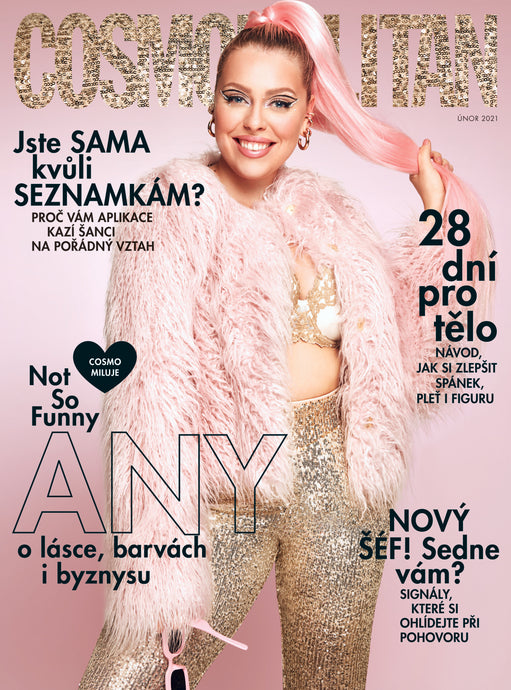 editorial a cover COSMOPOLITAN & FUNNY ANY